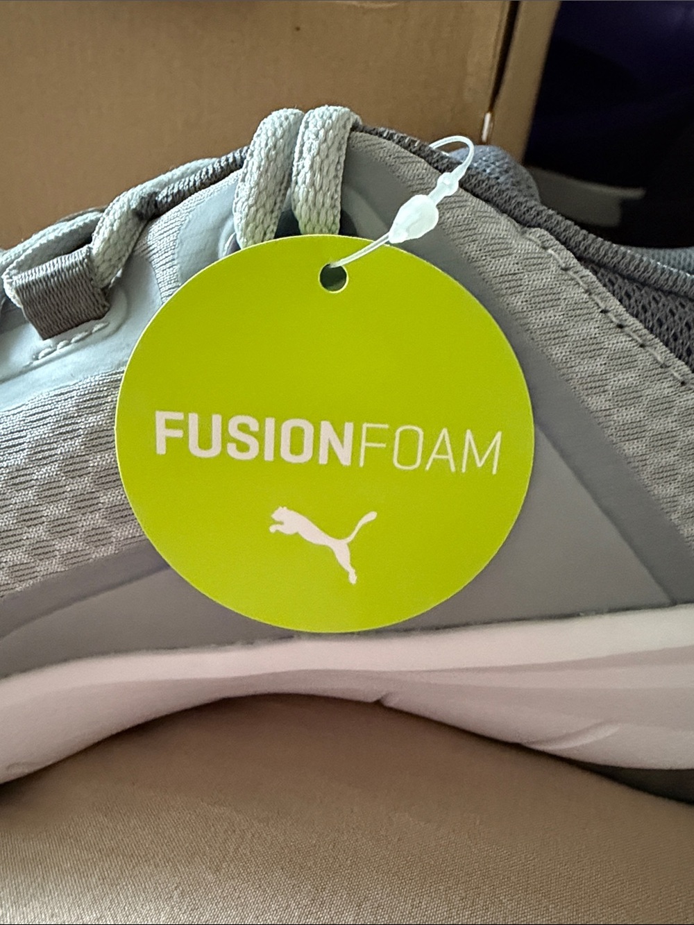 Puma Men's Gray Fusion Foam Golf Shoes - Picture 4 of 4